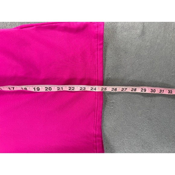 Footjoy Polo Shirt Womens Size M Pink Performance Knit Golf Polka Dot Stretch - Picture 7 of 10